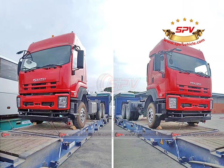 Tractor Head ISUZU 6x4 350hp - Loading 01